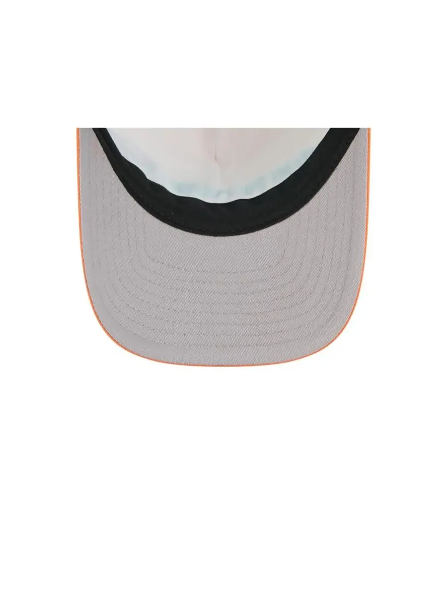 New Era Мужская оранжевая регулируемая кепка Miami Dolphins Linear A-Frame 9FORTY — изображение 3 из 5, оранжевый