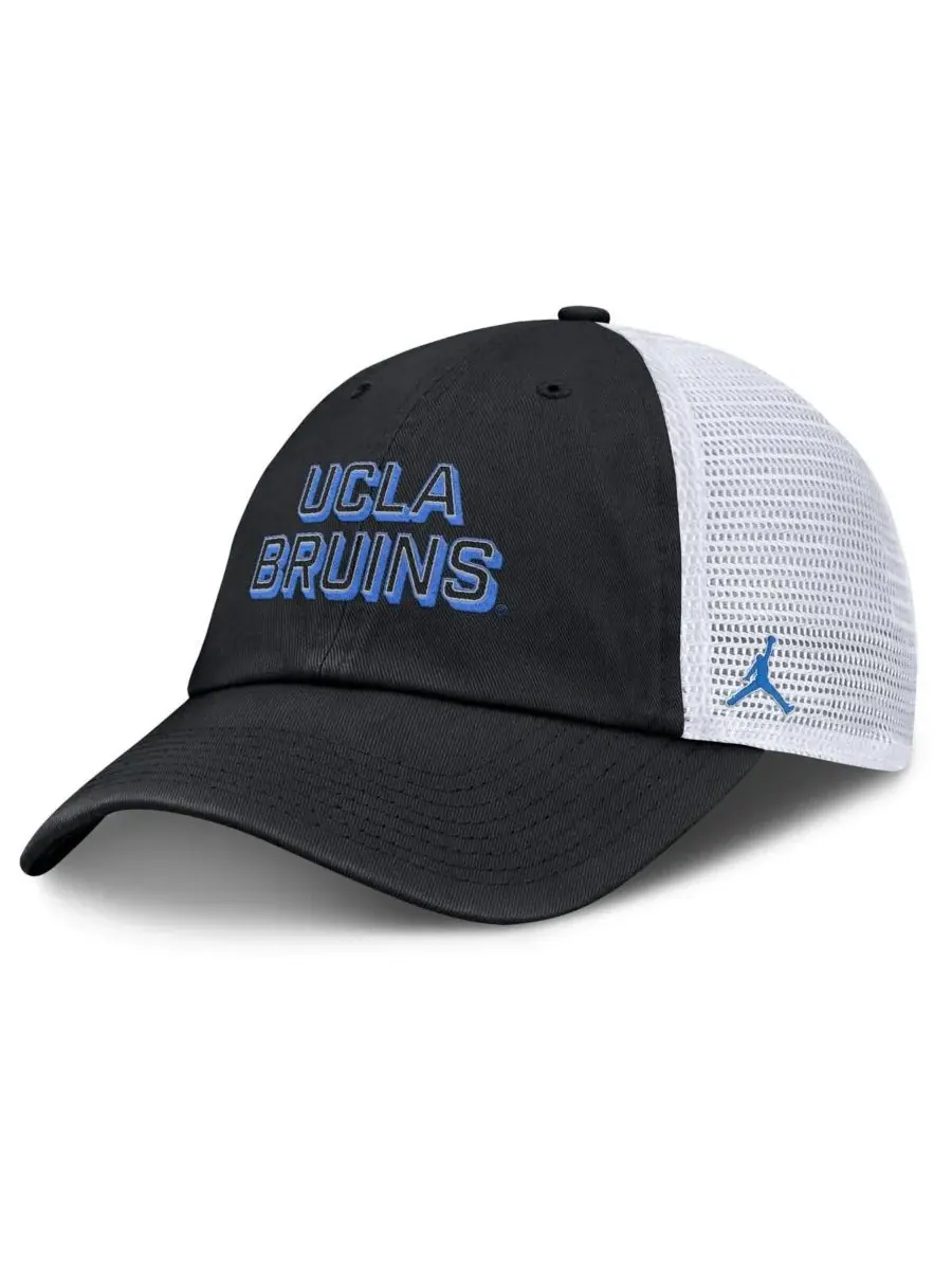 Jordan Мужская черная регулируемая бейсболка UCLA Bruins 2025 Gameday On-Field Club