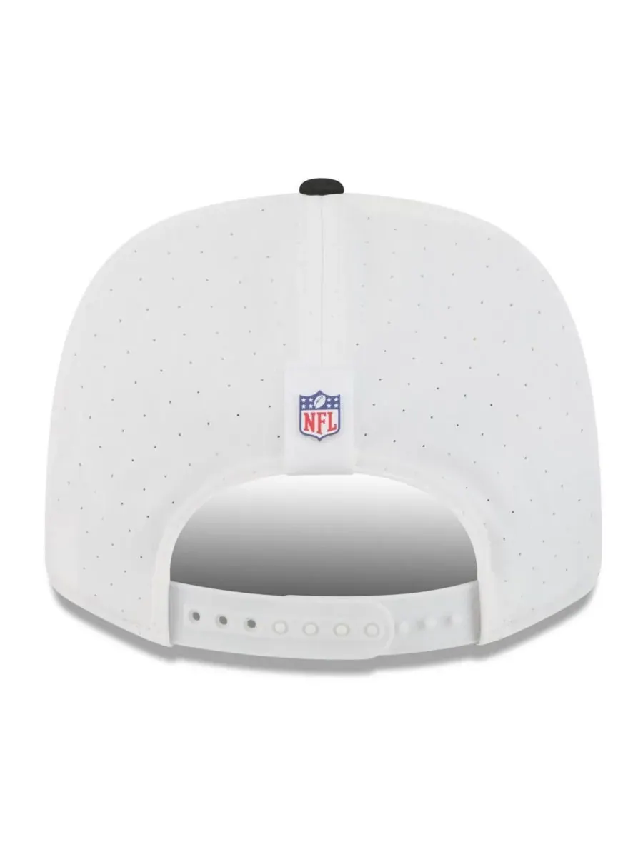 New Era Мужская бело-черная регулируемая кепка Las Vegas Raiders 2025 NFL Training Camp 9SEVENTY — изображение 4 из 4