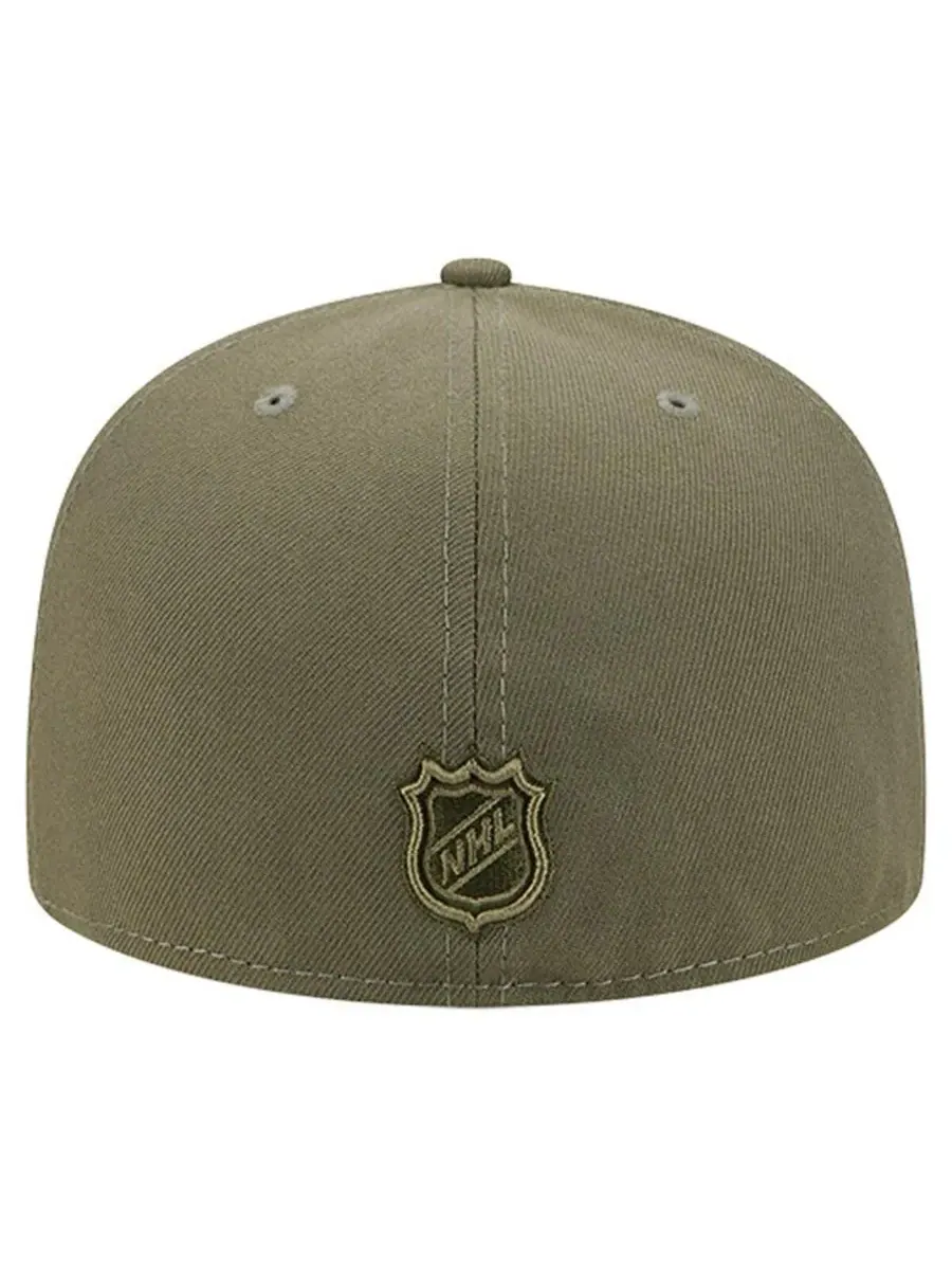 New Era Мужская кепка Boston Bruins цвета оливкового дерева с флагом в знак благодарности — изображение 4 из 4, оливковый