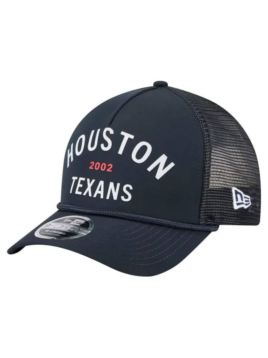 New Era Мужская кепка Houston Texans Active Minimalist M-Crown A-Frame 9FORTY с регулируемой высотой