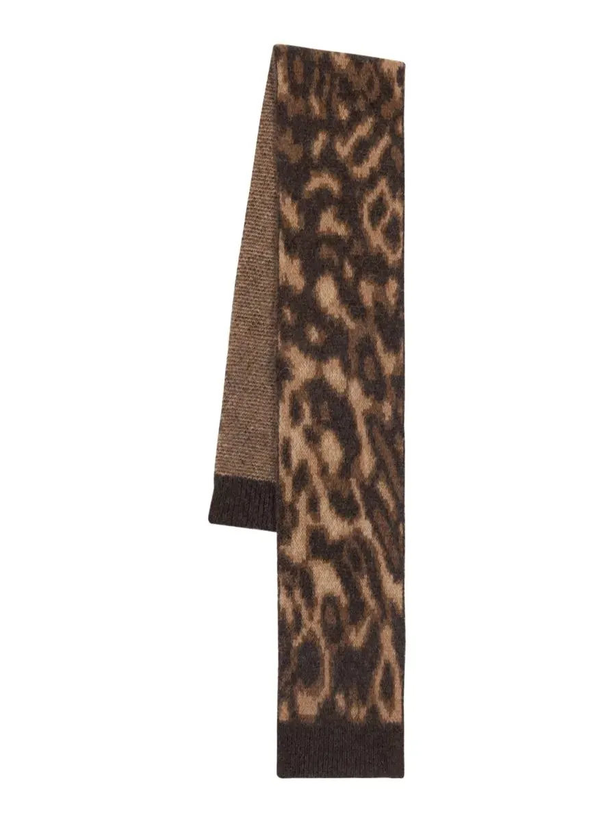 Шарф Ocelot Pattern Lauren Ralph Lauren — изображение 2 из 4, темный коричневый