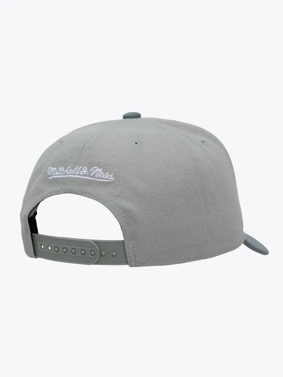 Бейсболка с вышивкой, модель Thunderstorm Head Coach Mitchell & Ness — изображение 4 из 4, серый