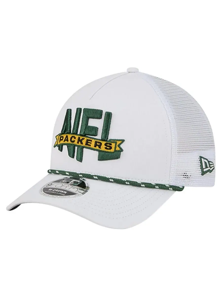 Кепка-тракер с принтом NFL 9FORTY A-Frame M-Crown New Era — изображение 3 из 4, белый