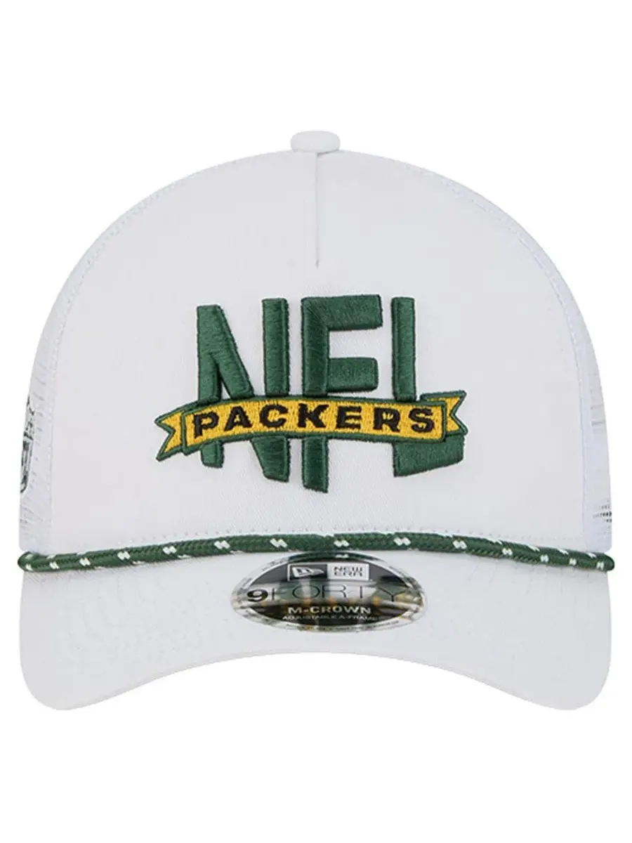 Кепка-тракер с принтом NFL 9FORTY A-Frame M-Crown New Era — изображение 4 из 4, белый