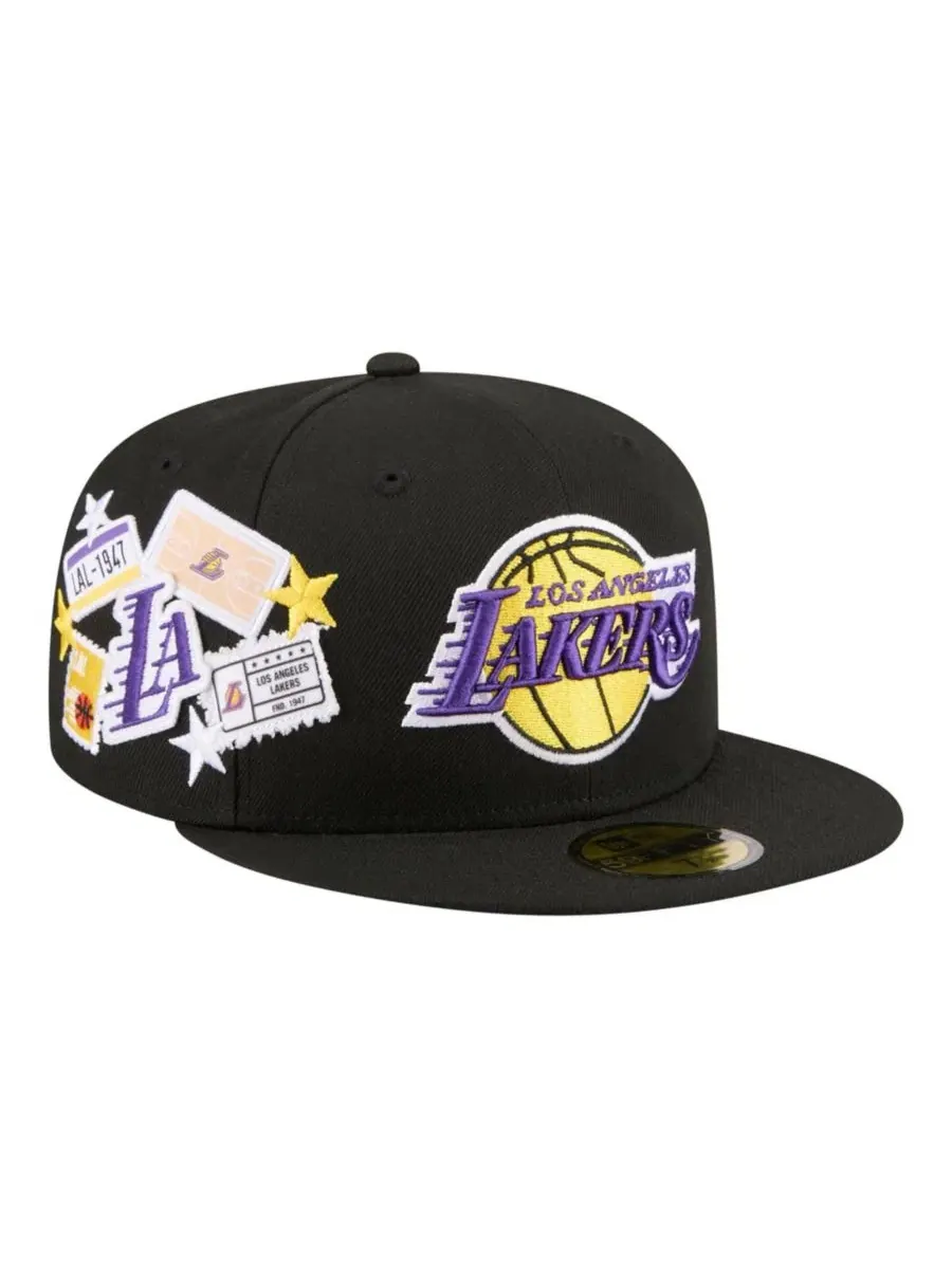 Кепка New Era 59FIFTY с принтом Los Angeles Lakers
