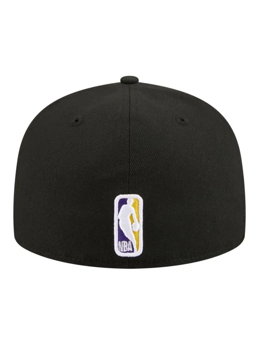 Кепка New Era 59FIFTY с принтом Los Angeles Lakers — изображение 3 из 5, черный