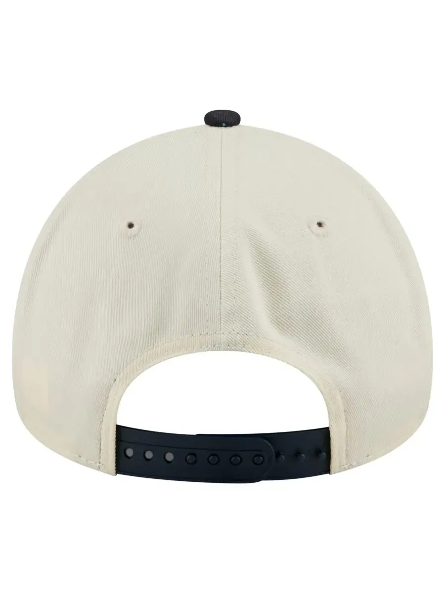 Кепка New Era Speckle A-Frame 9FORTY — изображение 4 из 5, кремовый темно-синий
