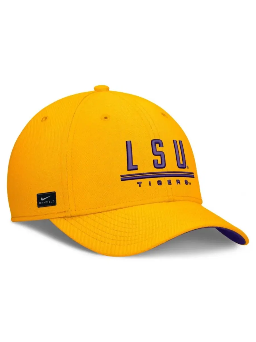 Кепка Nike с вышивкой LSU Tigers — изображение 3 из 4, золото
