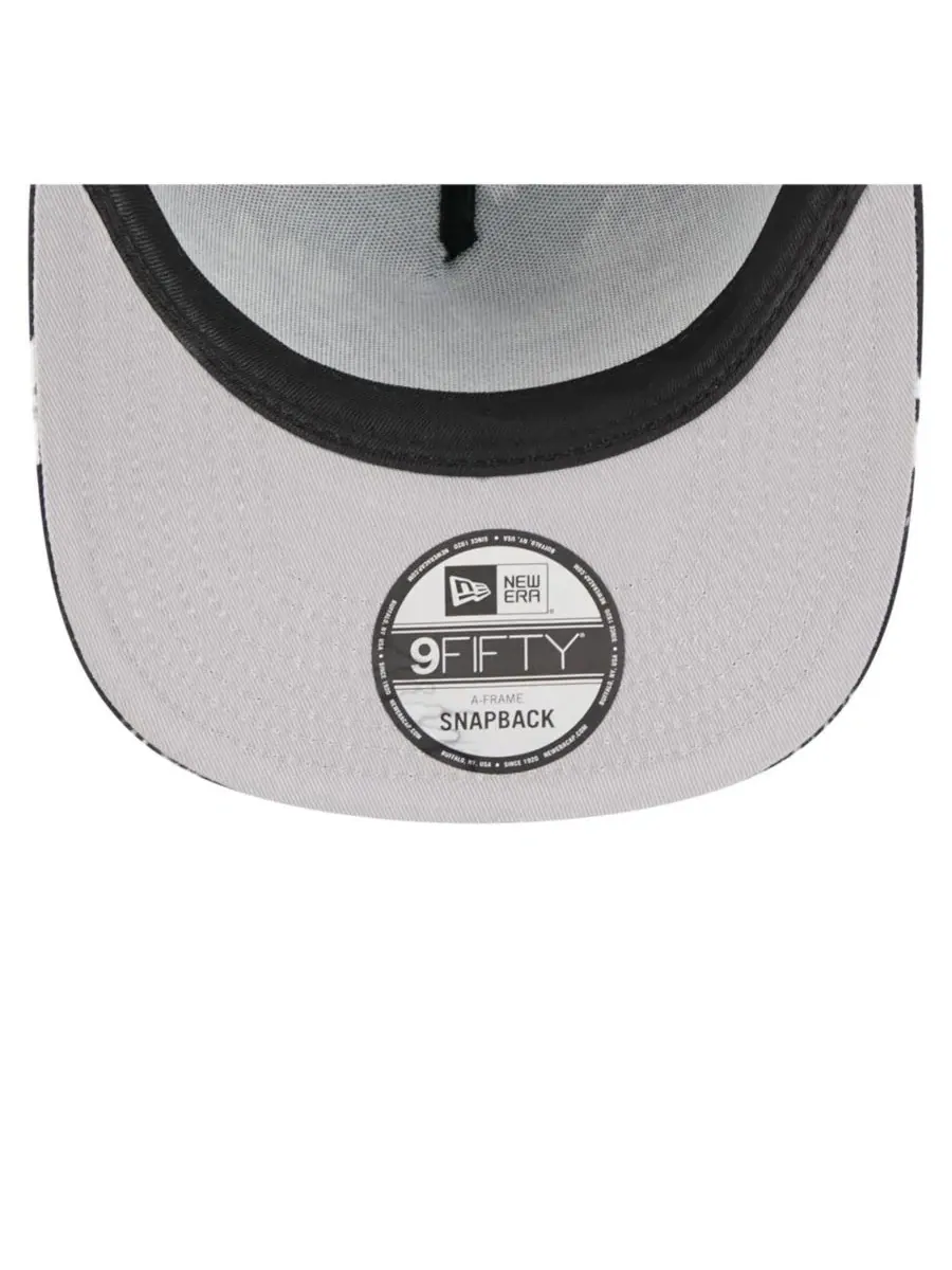 Кепка-снэпбек с пальмовым принтом Pittsburgh Steelers A-Frame 9FIFTY New Era — изображение 2 из 5, черный