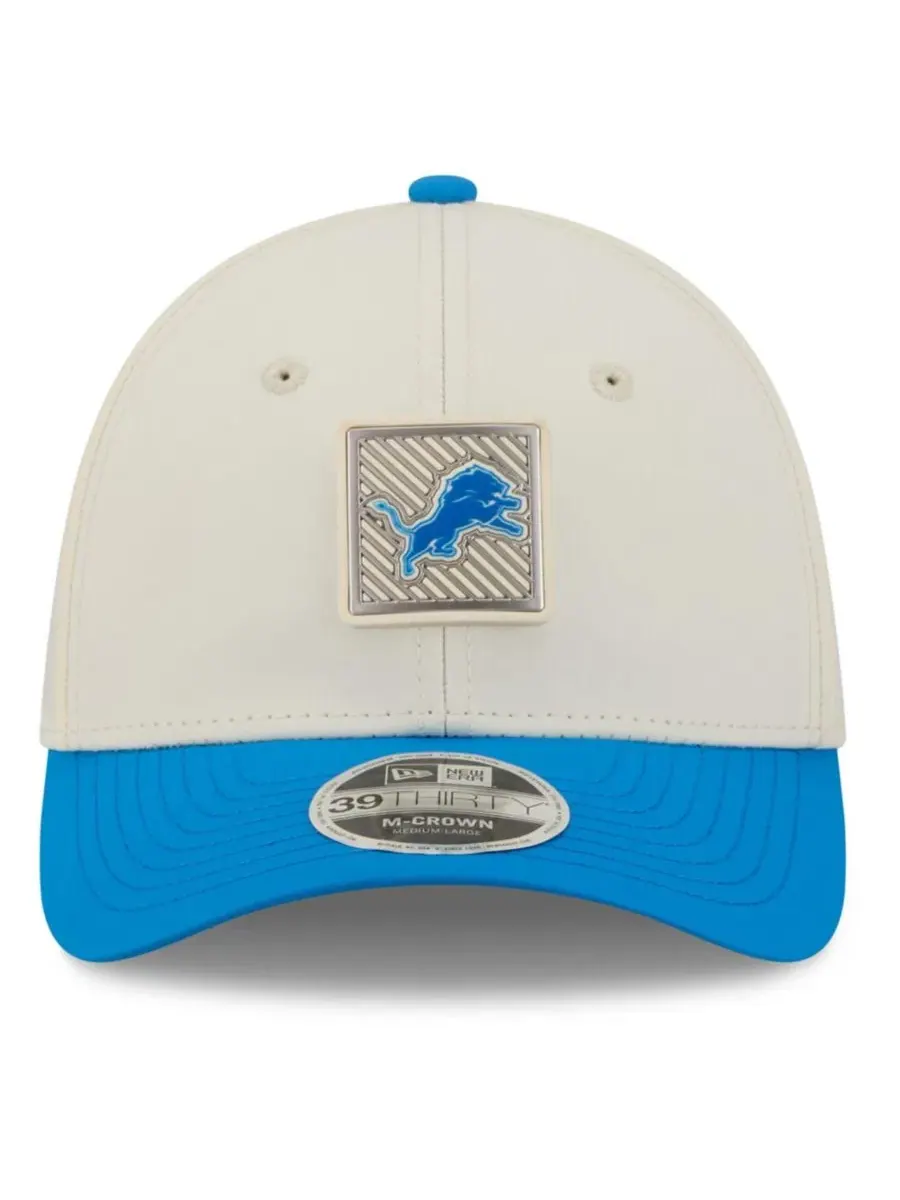 Бейсболка New Era с козырьком Detroit Lions 2026 — изображение 3 из 5, кремовый синий