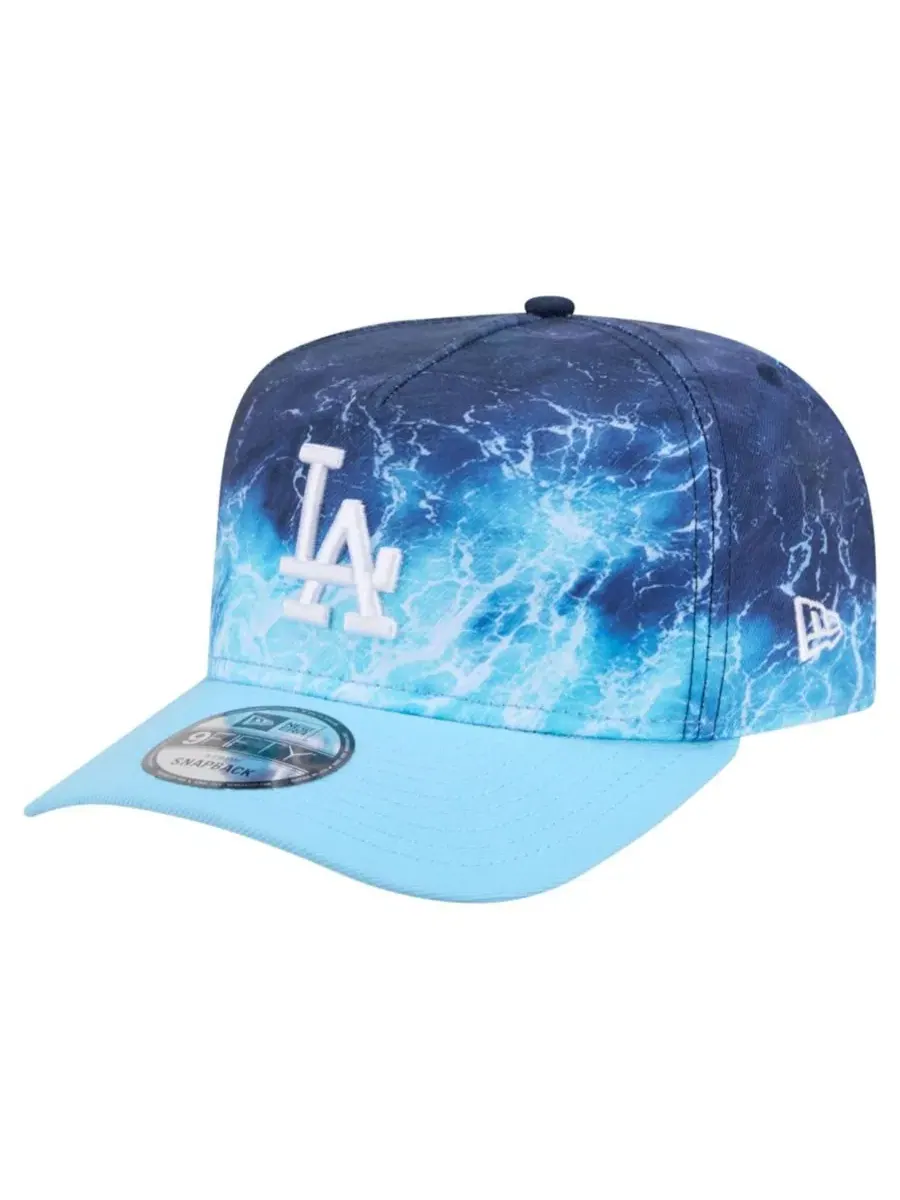 Кепка-снэпбек Los Angeles Dodgers Deep Water Pre-Curved 9FIFTY A-Frame New Era