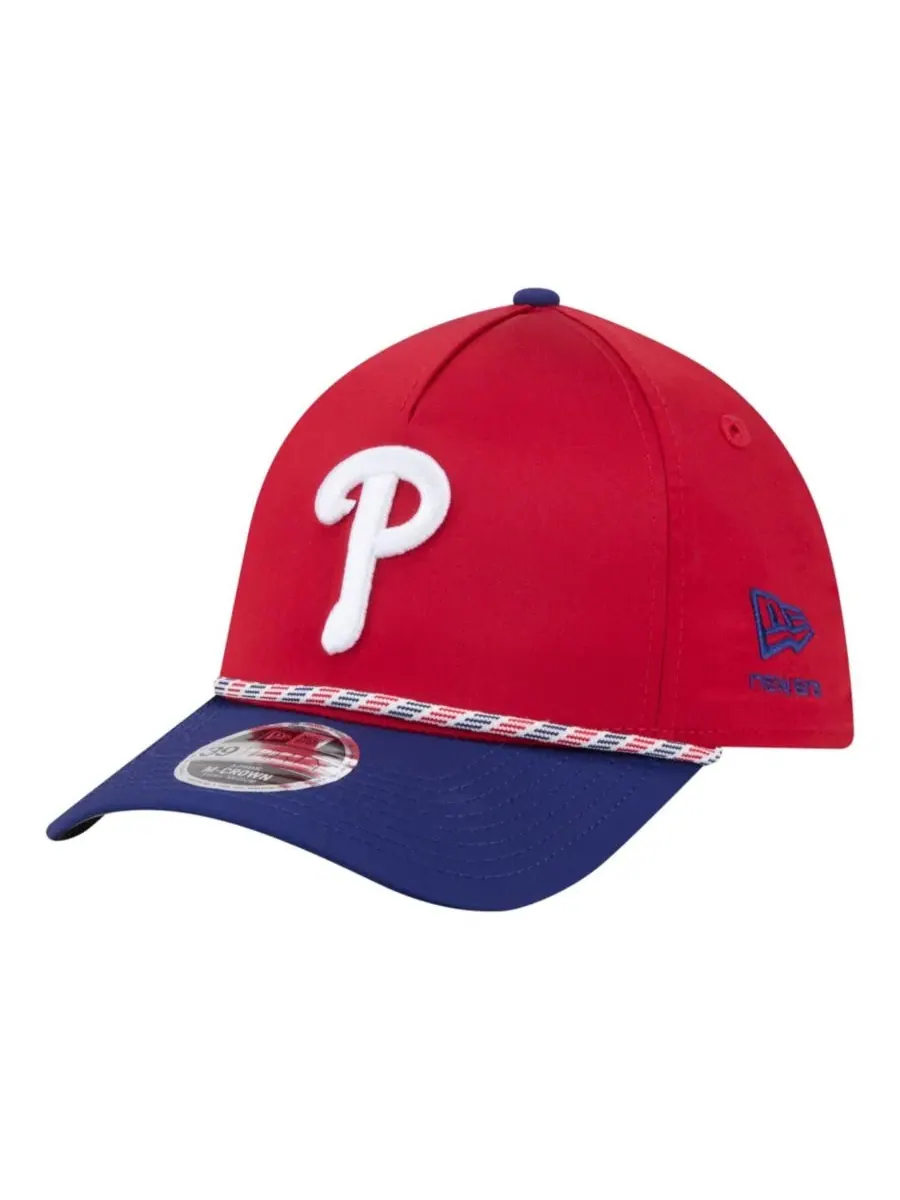 Бейсболка New Era Philadelphia Phillies Rope M-Crown A-Frame 39THIRTY Flex Hat