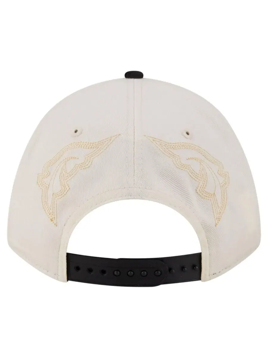 Кепка New Era Western 9FORTY A-Frame — изображение 4 из 7, кремовый черный