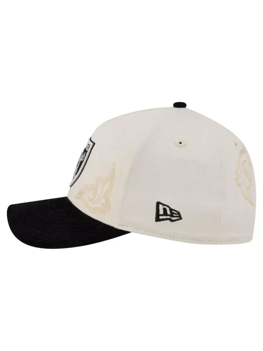 Кепка New Era Western 9FORTY A-Frame — изображение 6 из 7, кремовый черный