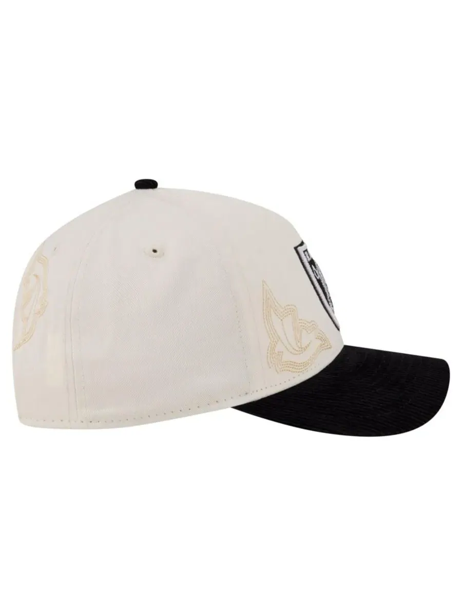 Кепка New Era Western 9FORTY A-Frame — изображение 7 из 7, кремовый черный