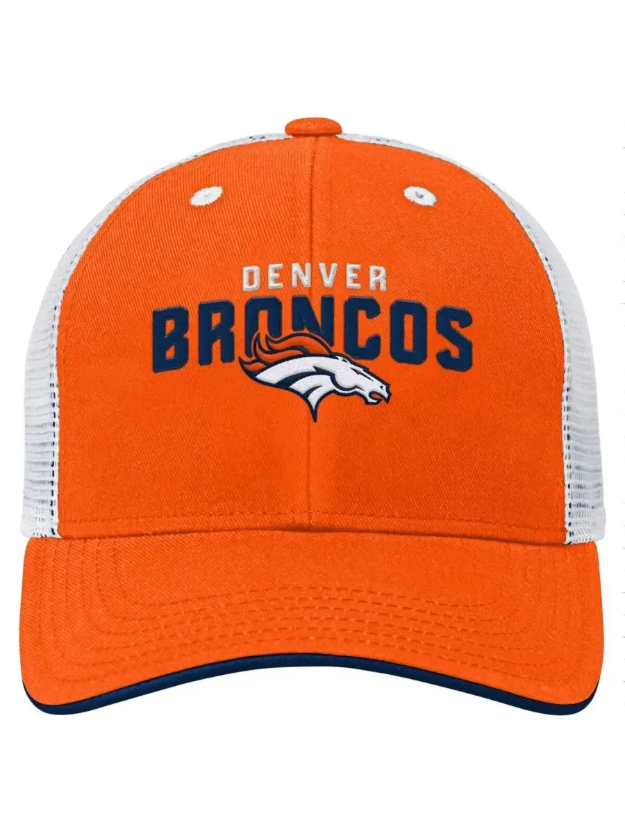 Кепка-тракер с вышивкой Denver Broncos Outerstuff — изображение 3 из 3, оранжевый