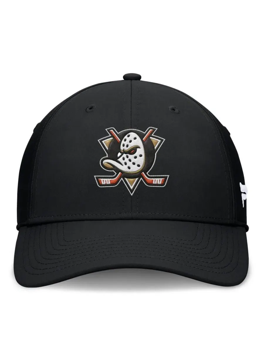 Кепка Fanatics Anaheim Ducks Core Primary Logo Flex — изображение 3 из 4, черный