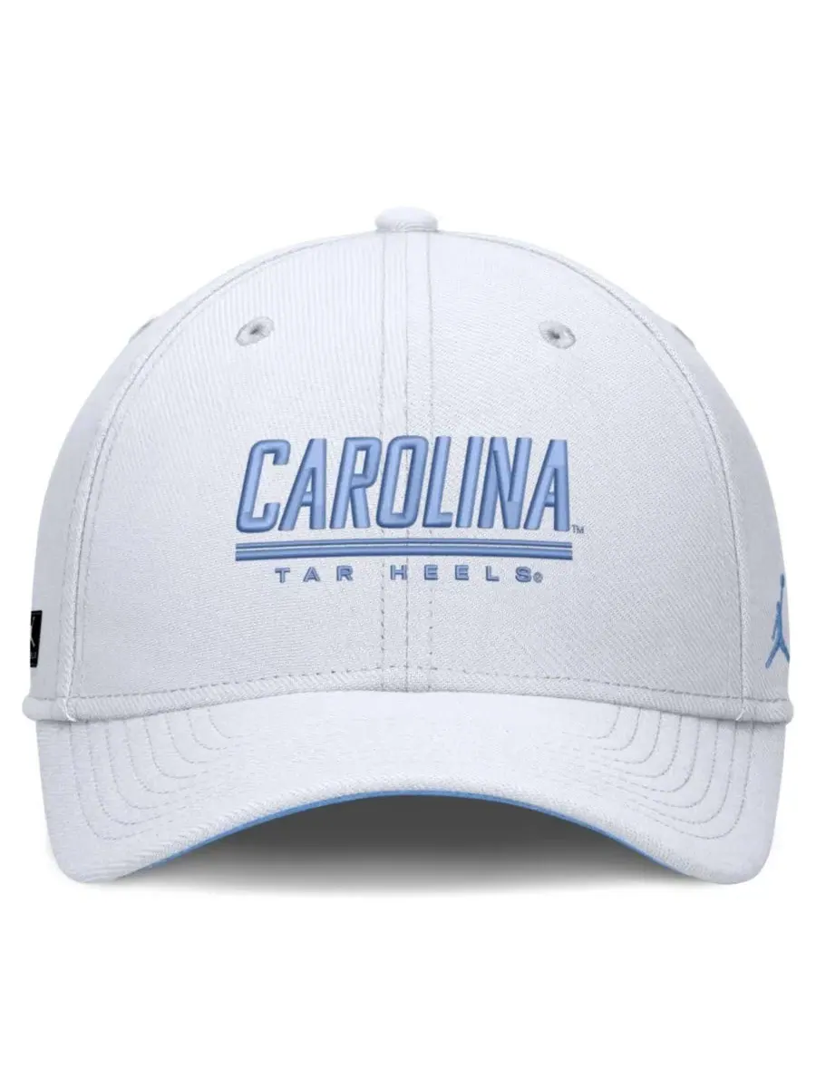 Кепка с вышитым словом North Carolina Tar Heels Jordan — изображение 5 из 5, белый