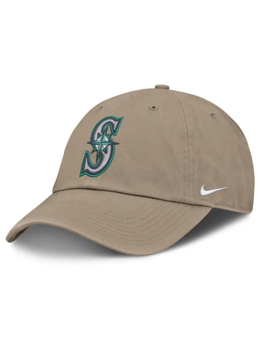 Кепка с эмблемой команды Seattle Mariners, модель Celebrating America's 250th Nike — изображение 4 из 4, хаки
