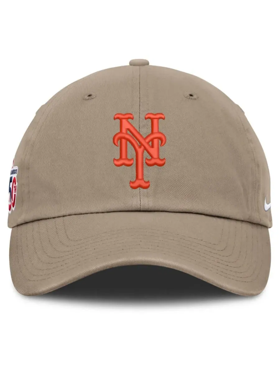 Кепка Nike New York Mets Celebrating America's 250th Club — изображение 4 из 4, хаки