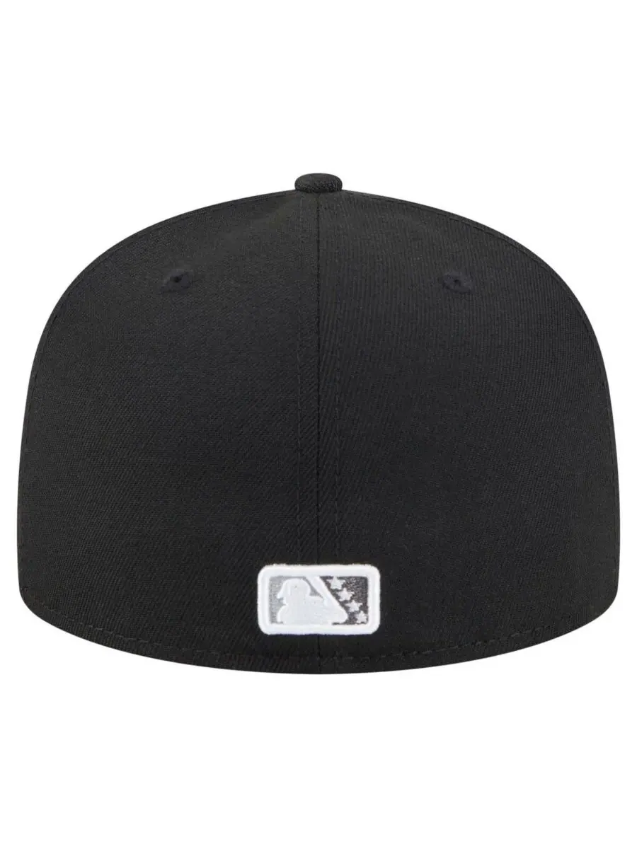 New Era Мужская черная кепка Chattanooga Lookouts из аутентичной коллекции 59FIFTY — изображение 2 из 4, черный