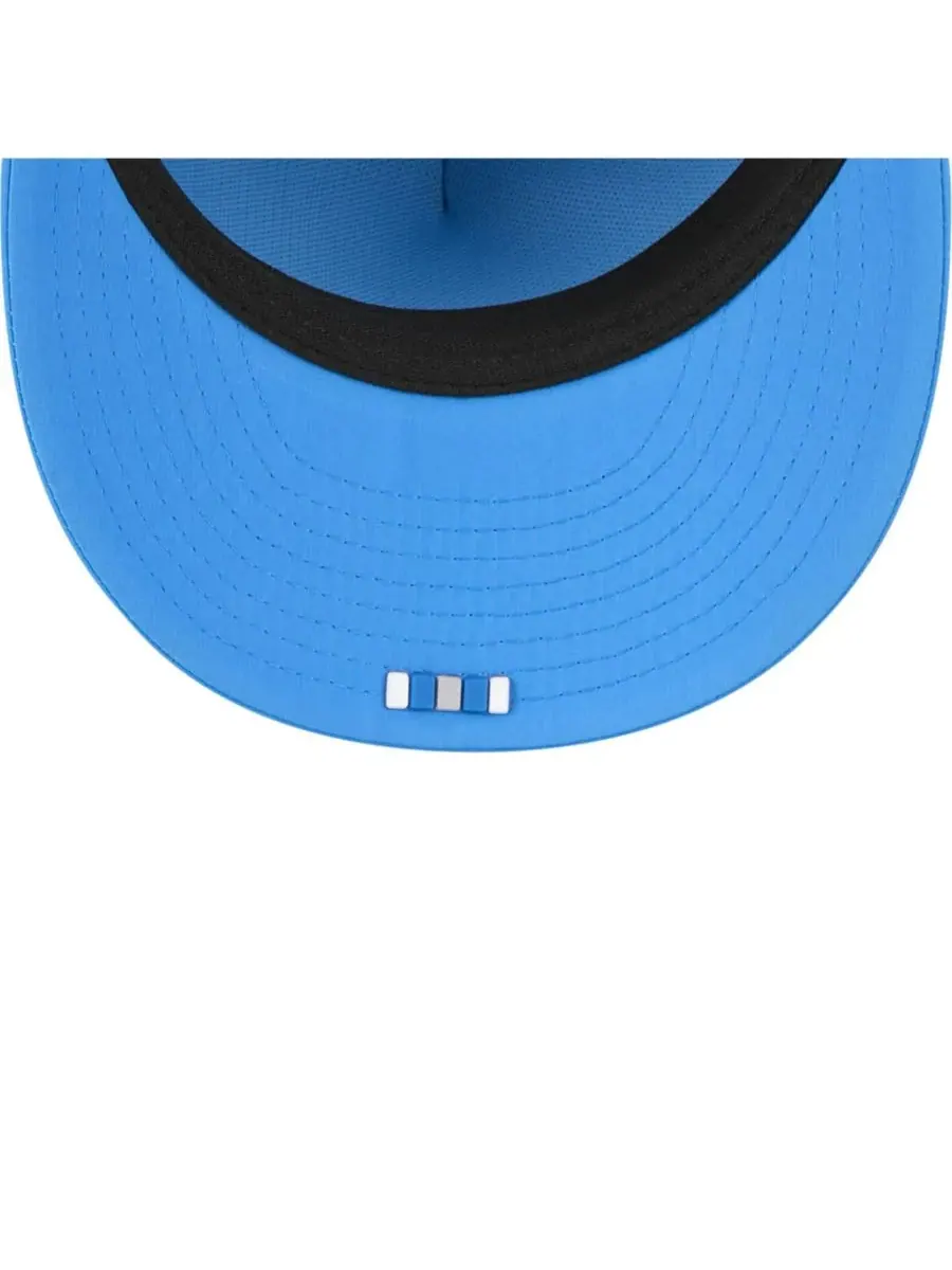 New Era Мужская синяя кепка Detroit Lions 2025 Sideline Retro Crown 59FIFTY Fitted Hat — изображение 2 из 5, синий