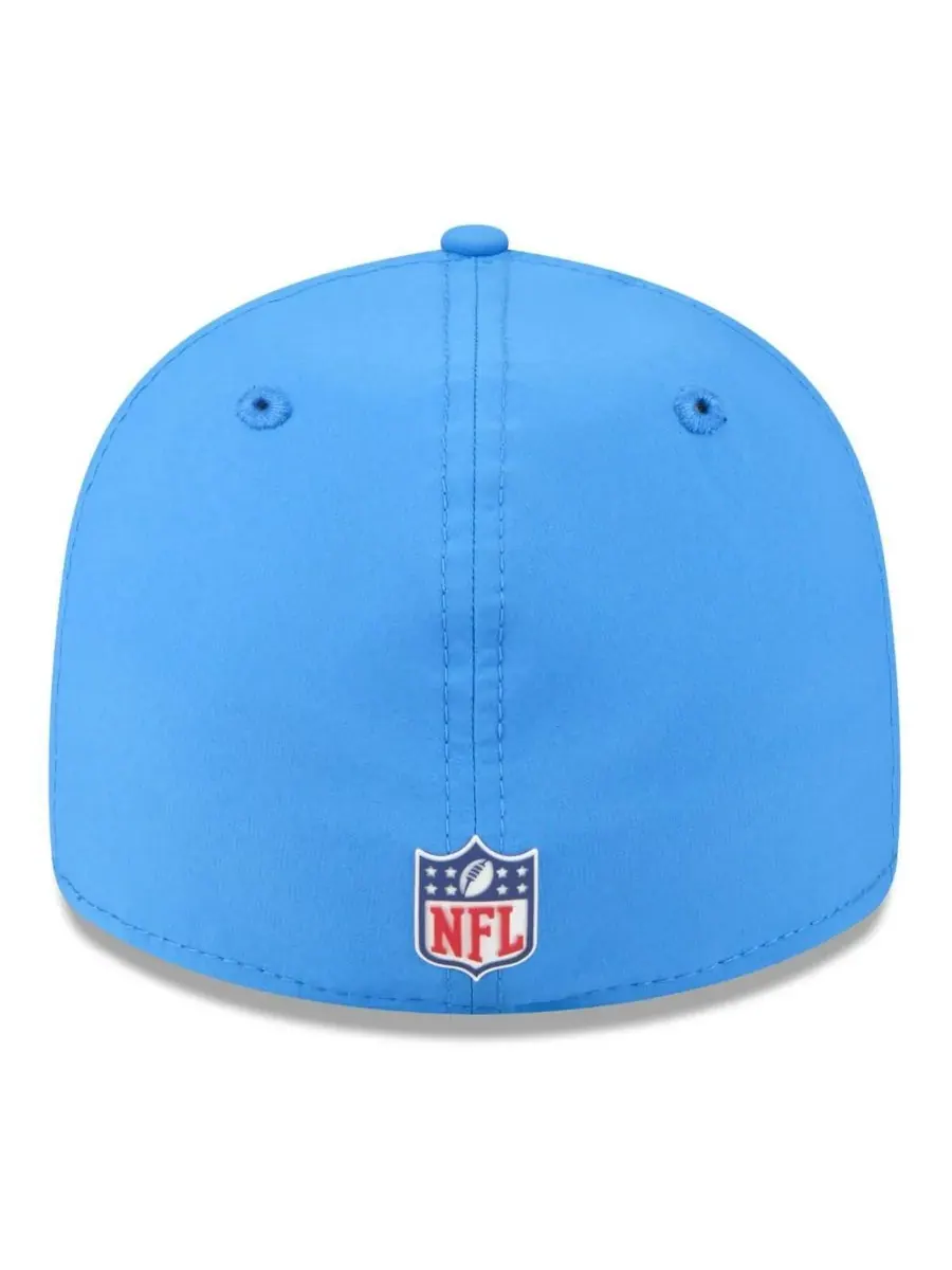 New Era Мужская синяя кепка Detroit Lions 2025 Sideline Retro Crown 59FIFTY Fitted Hat — изображение 3 из 5, синий