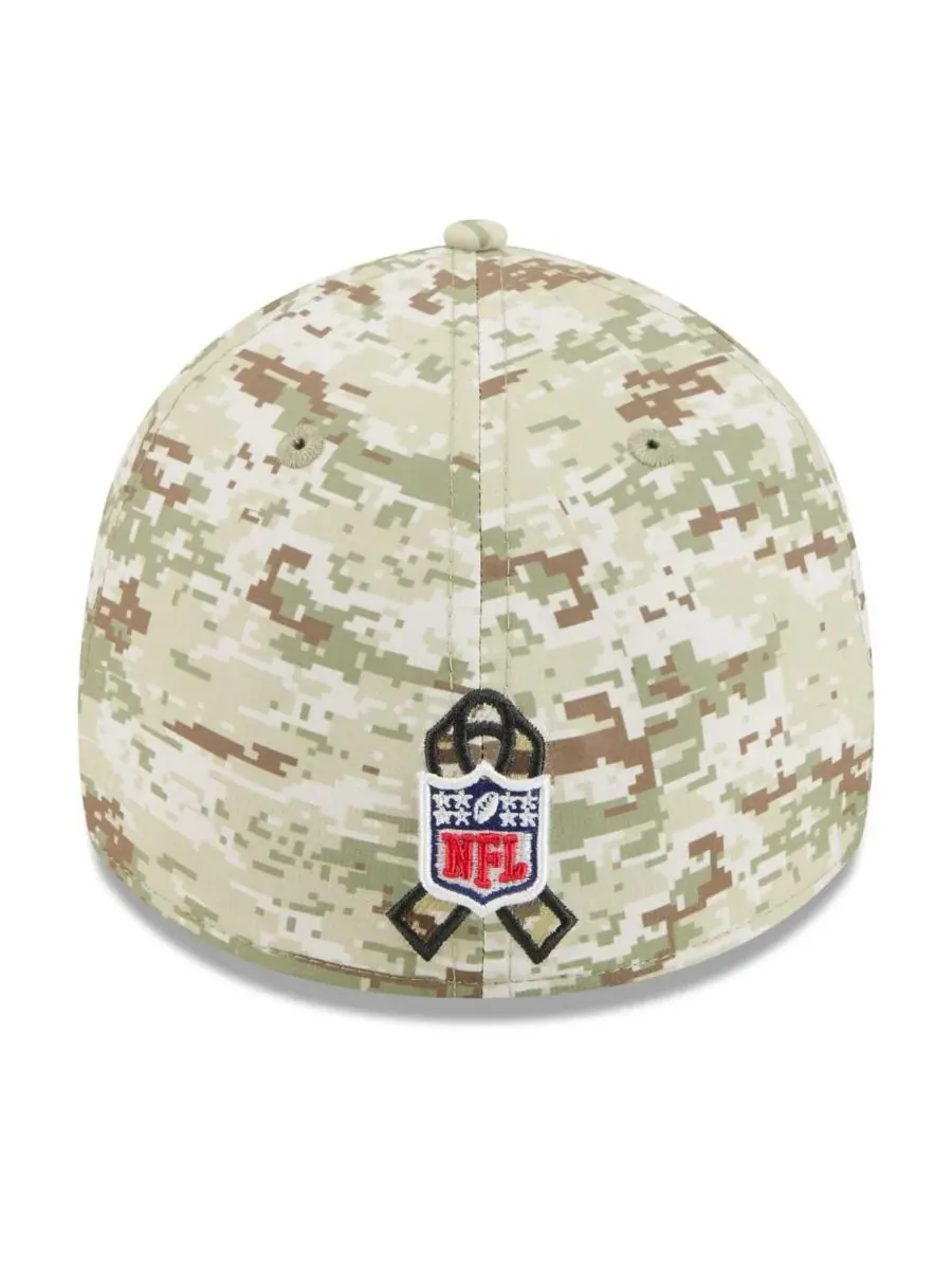 New Era Мужская кепка Tennessee Titans 2025 Salute to Service 39THIRTY Flex Hat в — изображение 2 из 4, темный зеленый