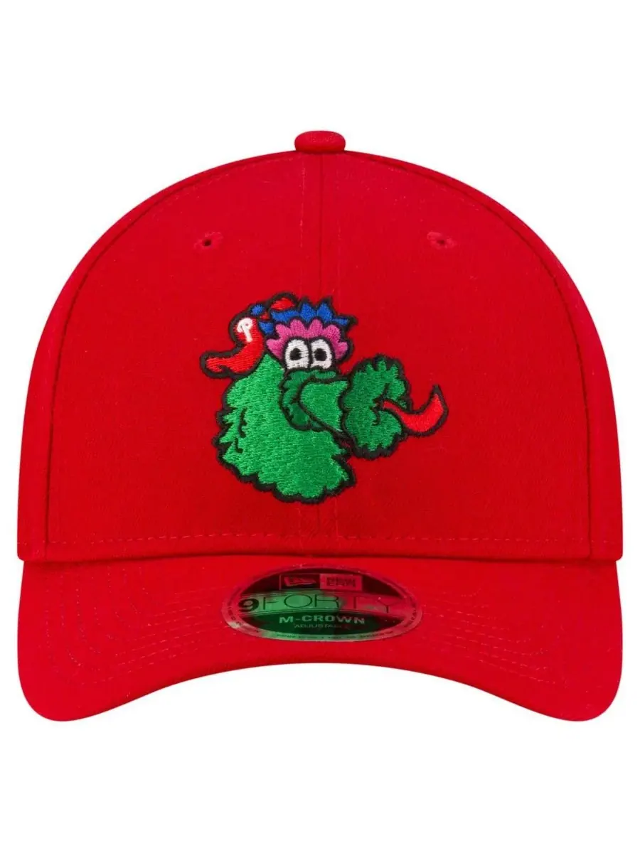 New Era Мужская красная бейсболка Philadelphia Phillies Player Replica 9FORTY с регулируемым — изображение 5 из 5, красный