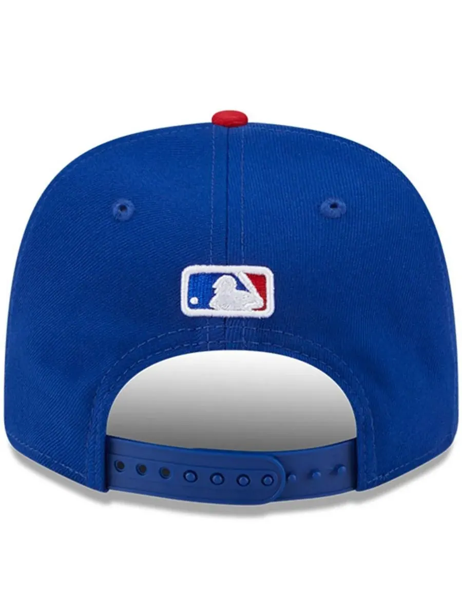 Мужская регулируемая бейсболка Royal Chicago Cubs Player Replica 9SEVENTY New Era — изображение 2 из 5, королевский