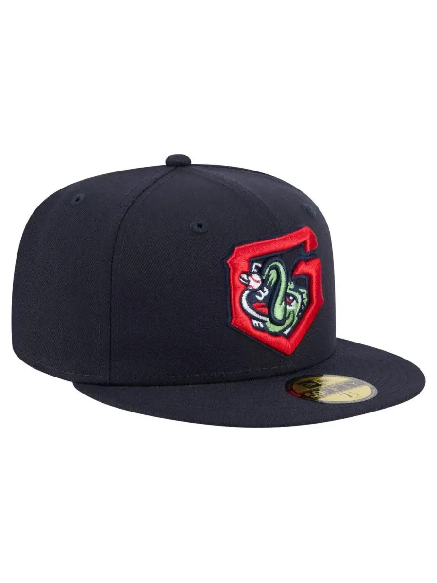New Era Мужская темно-синяя кепка Gwinnett Stripers из коллекции Authentic Collection 59FIFTY — изображение 3 из 4