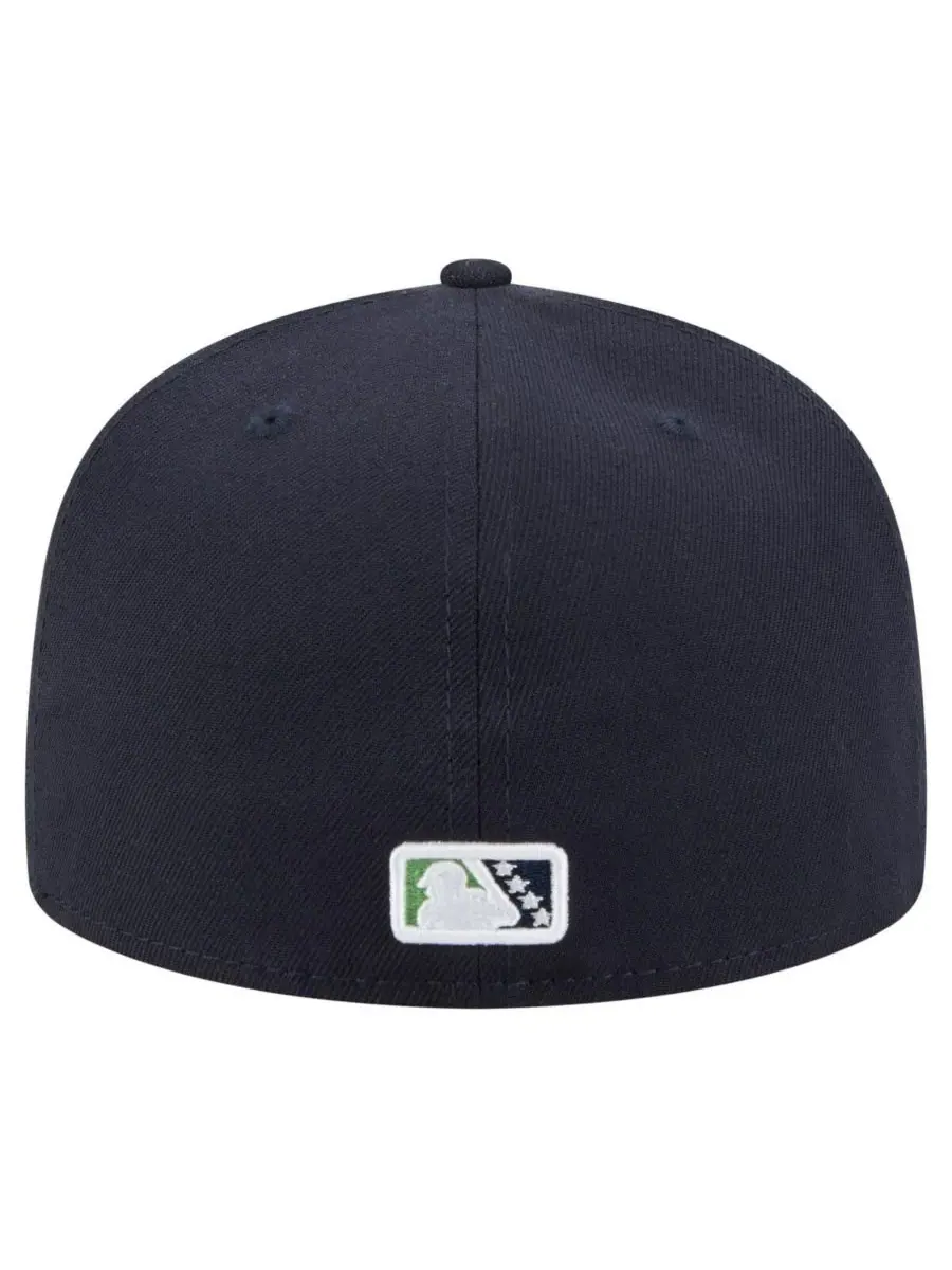 New Era Мужская темно-синяя кепка Gwinnett Stripers из коллекции Authentic Collection 59FIFTY — изображение 4 из 4