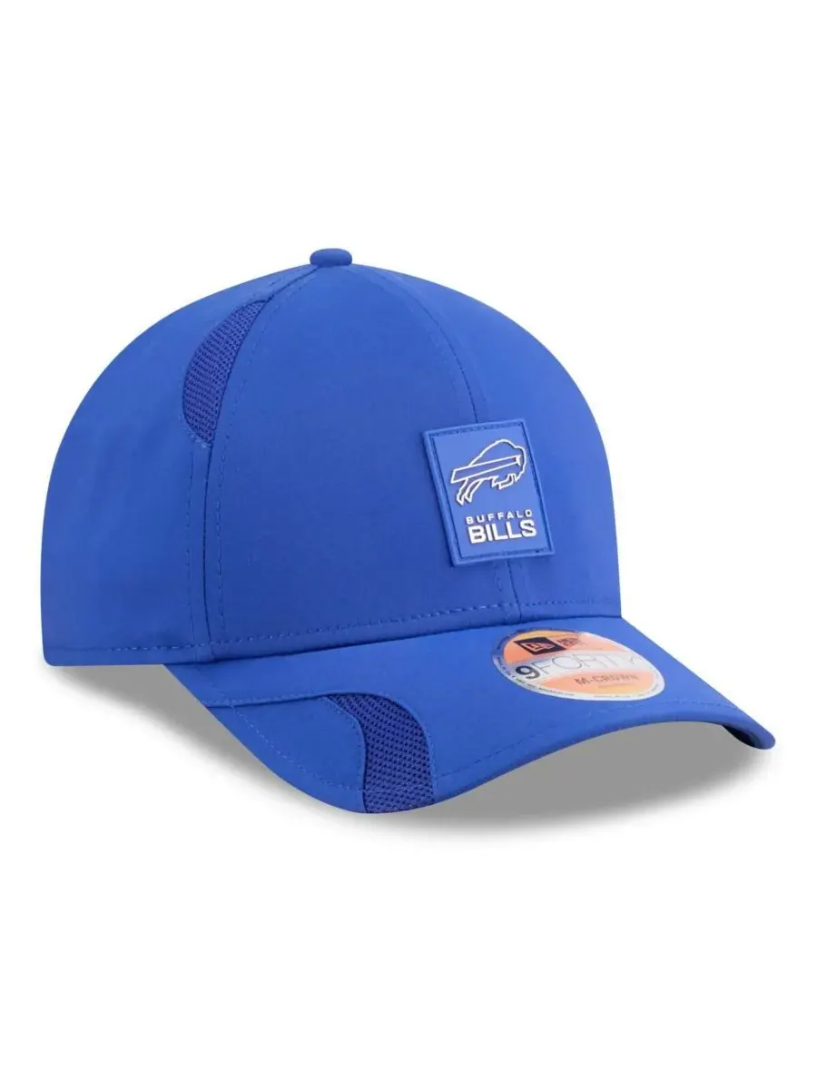 Мужская регулируемая бейсболка Royal Buffalo Bills 2025 Sideline M-Crown 9FORTY New Era — изображение 4 из 5, королевский