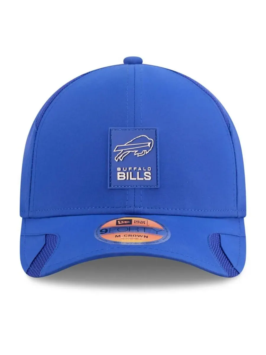 Мужская регулируемая бейсболка Royal Buffalo Bills 2025 Sideline M-Crown 9FORTY New Era — изображение 5 из 5, королевский