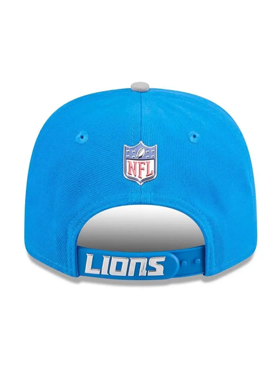 Кепка New Era 9SEVENTY с принтом Detroit Lions — изображение 2 из 4, синий серебристый