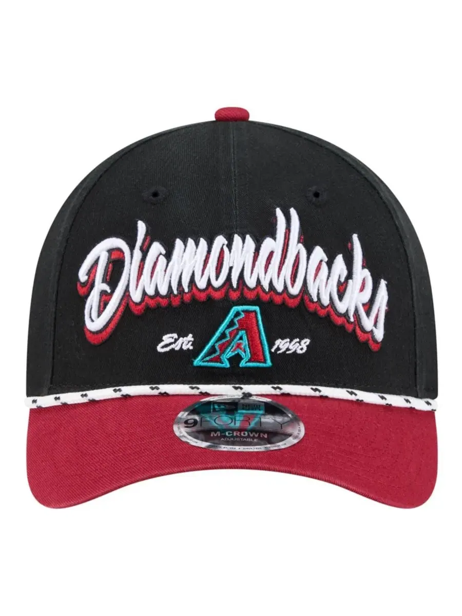 Кепка New Era Arizona Diamondbacks Team Loyal 9FORTY M-Crown — изображение 2 из 7, черный красный