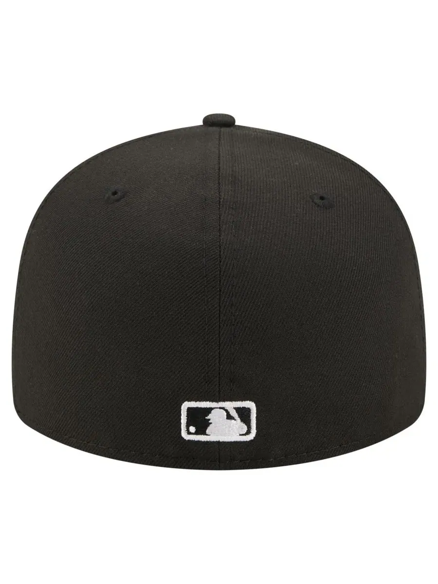 Кепка New Era 59FIFTY с вышивкой, нью-йоркские янки New Era — изображение 4 из 5, черный