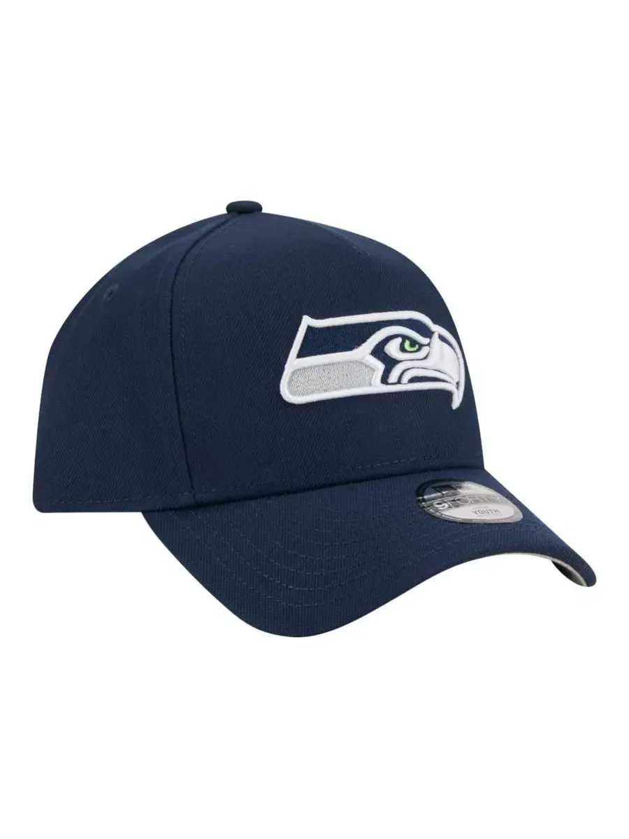 Кепка с высокой тульей и принтом Seattle Seahawks New Era — изображение 4 из 5, темно-синий