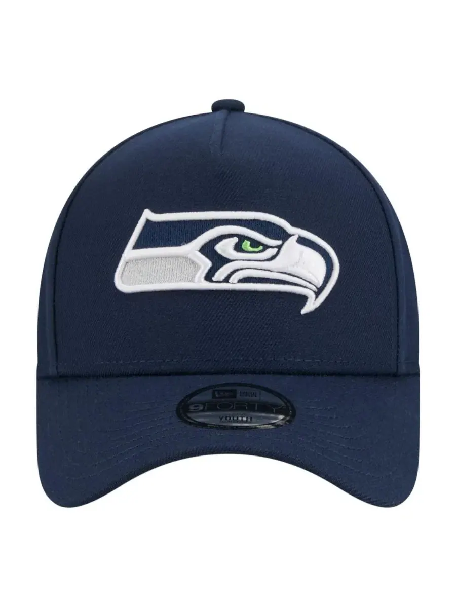 Кепка с высокой тульей и принтом Seattle Seahawks New Era — изображение 5 из 5, темно-синий