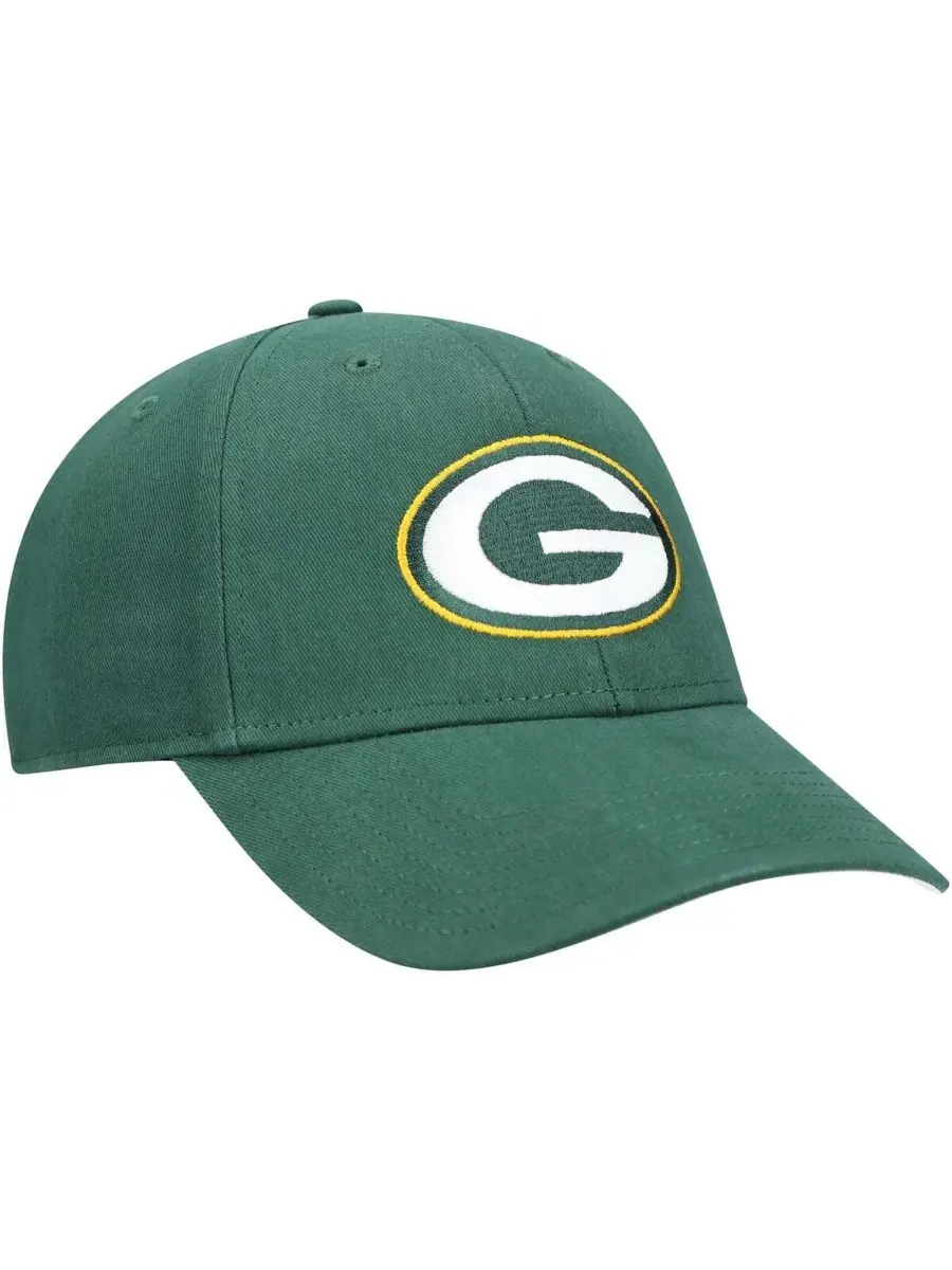 Кепка с вышивкой Green Bay Packers '47 Brand — изображение 3 из 4, зеленый