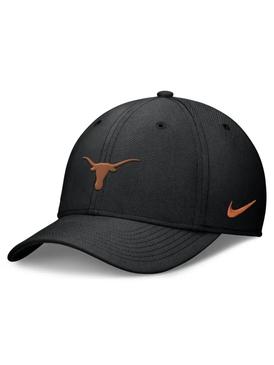 Кепка Nike Texas Longhorns Rise Swoosh Dri-FIT Flex Hat