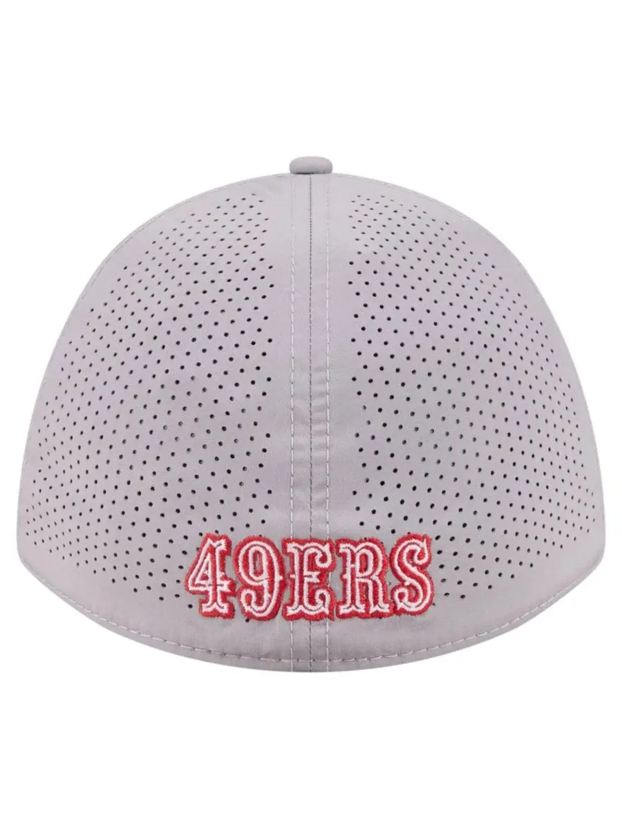 Кепка-флекс New Era San Francisco 49ers Perforated 39THIRTY M-Crown — изображение 4 из 7, серый