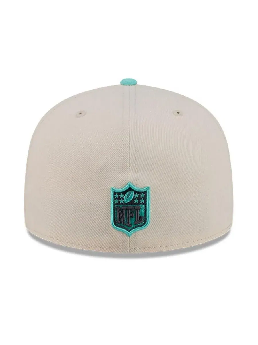 Кепка Dallas Cowboys Two-Tone Color Pack 59FIFTY New Era — изображение 4 из 5, кремовый светлый синий