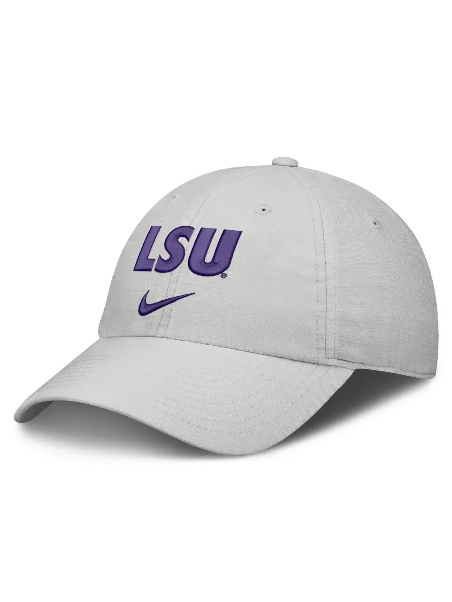 Кепка Nike LSU Tigers 2026 On-Field Gameday Club, серая
