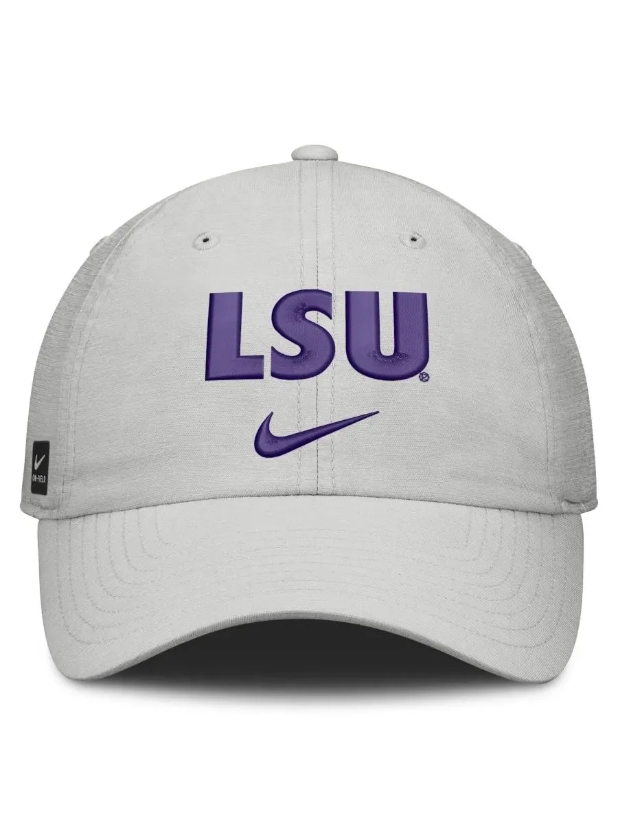 Кепка Nike LSU Tigers 2026 On-Field Gameday Club, серая — изображение 2 из 4, серый