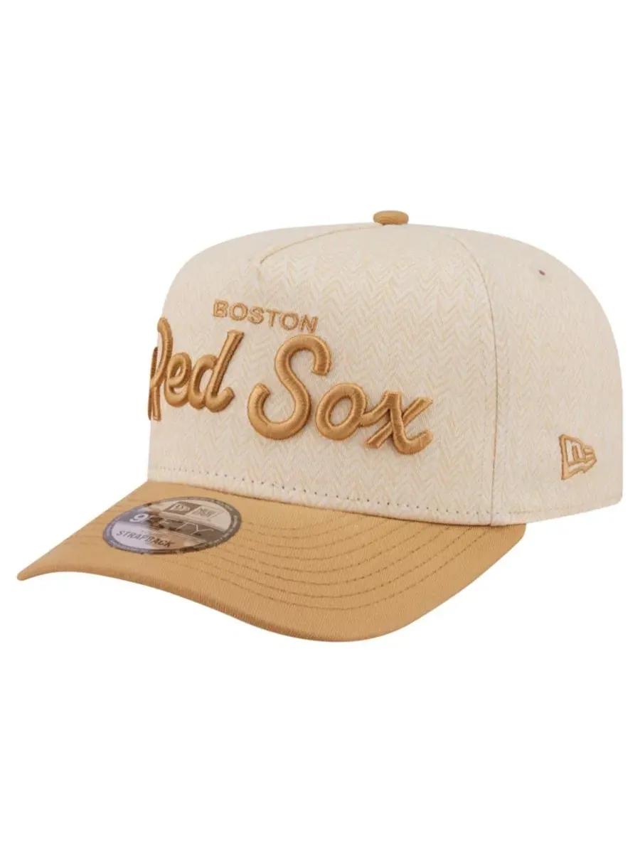 Кепка-снэпбек New Era 9FIFTY A-Frame Boston Red Sox — изображение 4 из 5, бежевый