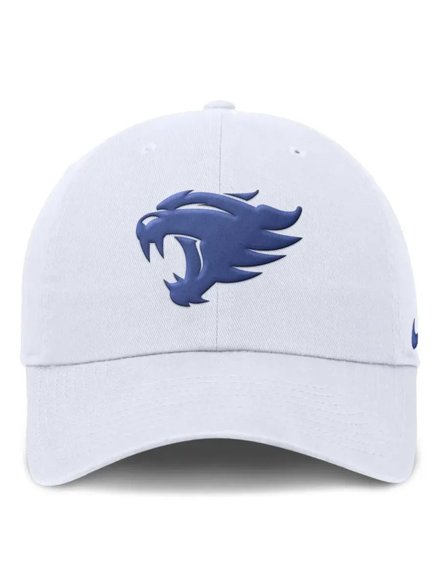 Кепка с вышивкой логотипа команды Kentucky Wildcats Club Dri-FIT Nike — изображение 2 из 3, белый