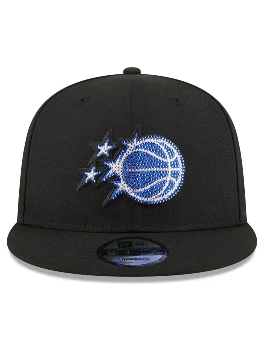 Кепка-снэпбек с кристаллами Orlando Magic New Era — изображение 2 из 5, черный