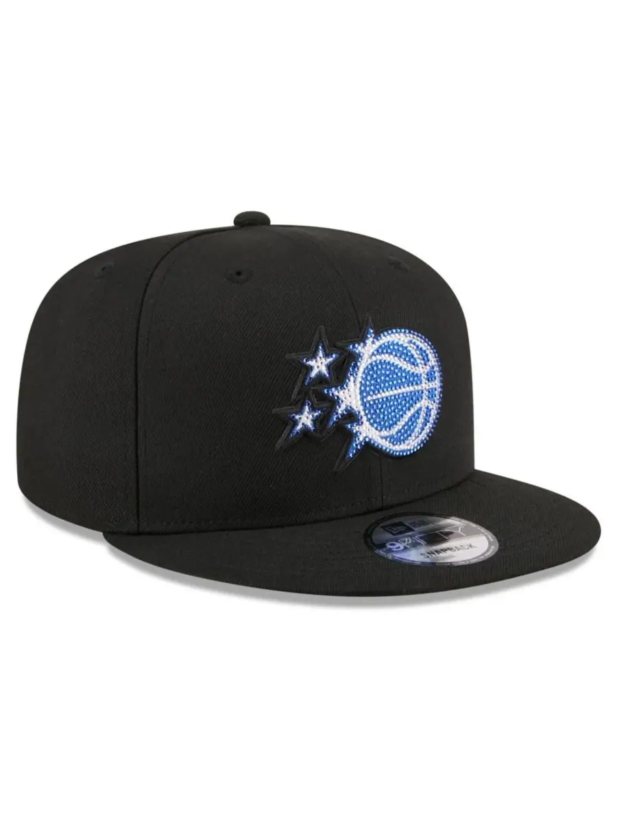 Кепка-снэпбек с кристаллами Orlando Magic New Era — изображение 3 из 5, черный